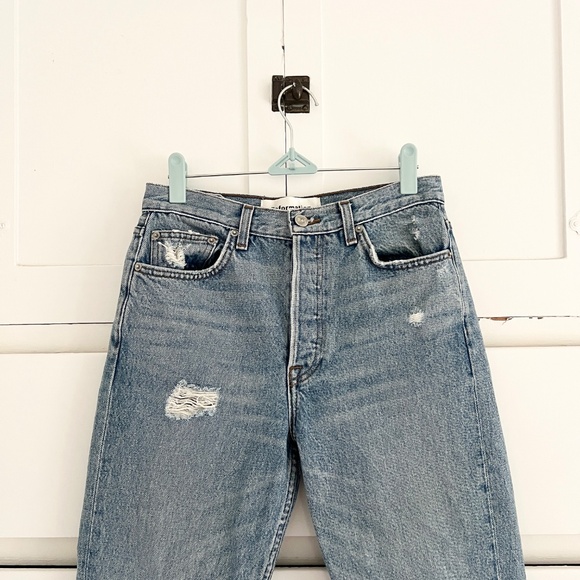 Reformation Mid-Rise Skinny Jean in Savu Wash Size 27 - Picture 3 of 10